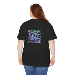 T-shirt Noir - Qr code Boréal - unisexe