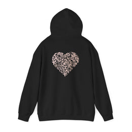 Sweatshirt unisexe Noir | qr code Coeur Sable
