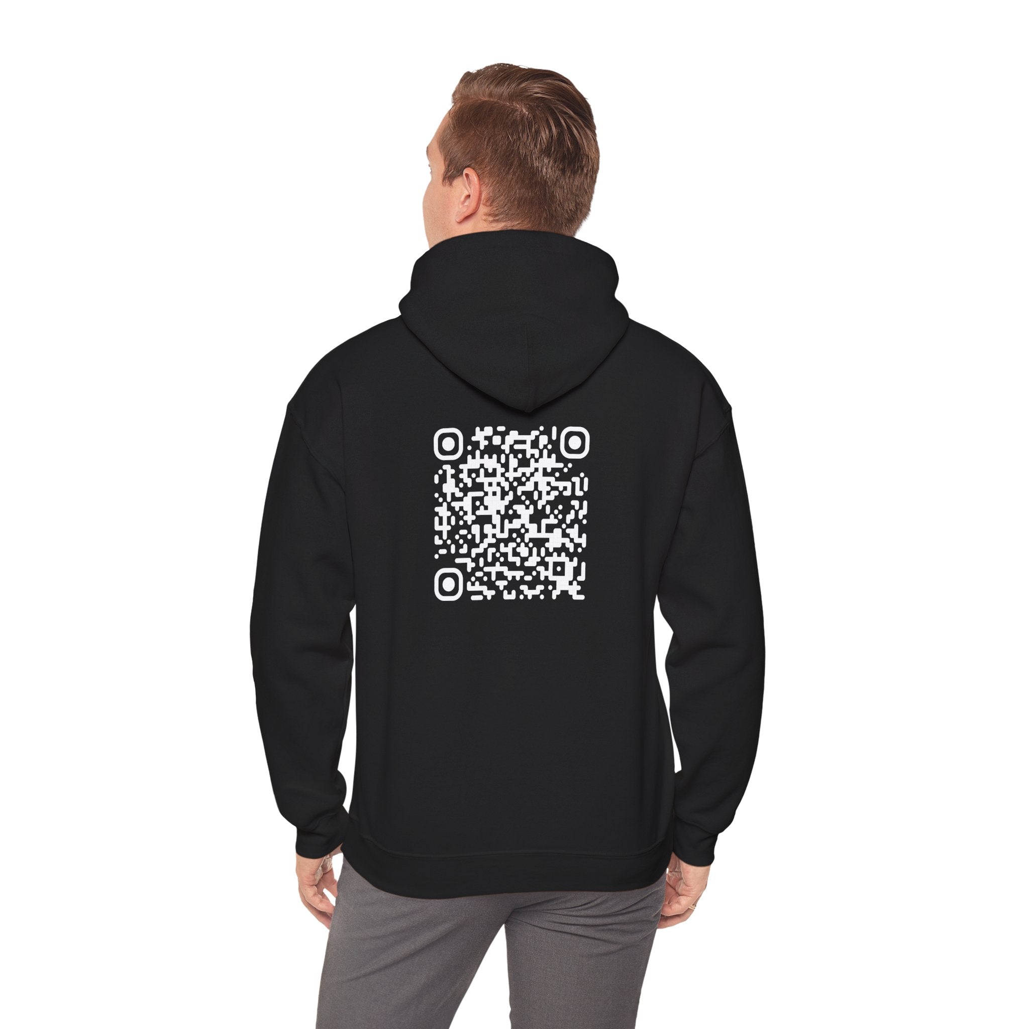 Sweatshirt unisexe Noir | qr code Neige