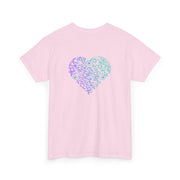 T-shirt Rose - Qr code Coeur Boréal - unisexe