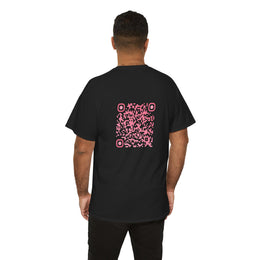 T-shirt Noir - Qr code Bonbon - unisexe