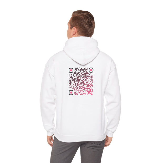 Sweatshirt unisexe Blanc | qr code Tentation