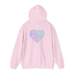 Sweatshirt unisexe Rose | qr code Coeur Boréal