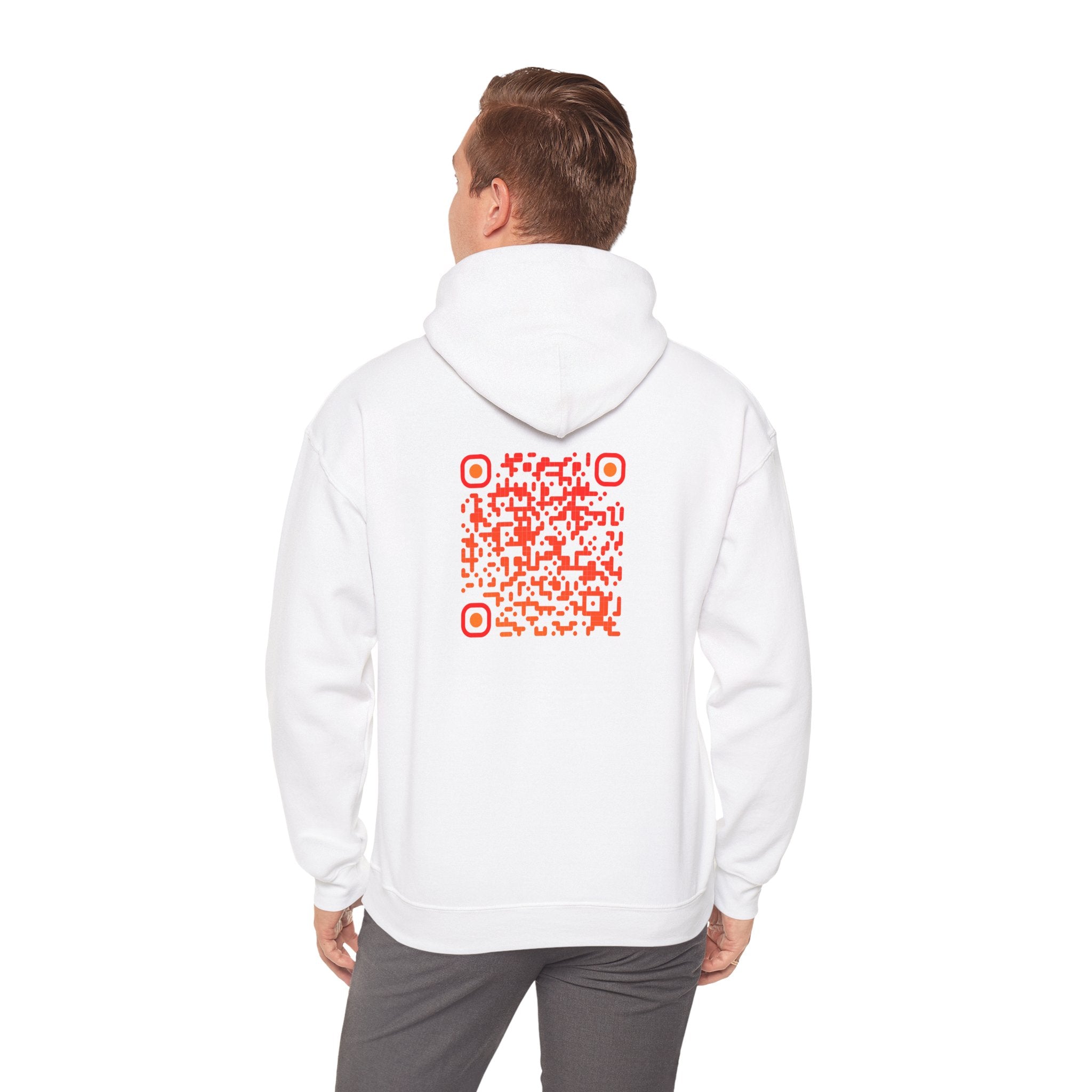 Sweatshirt unisexe Blanc | qr code Phoenix