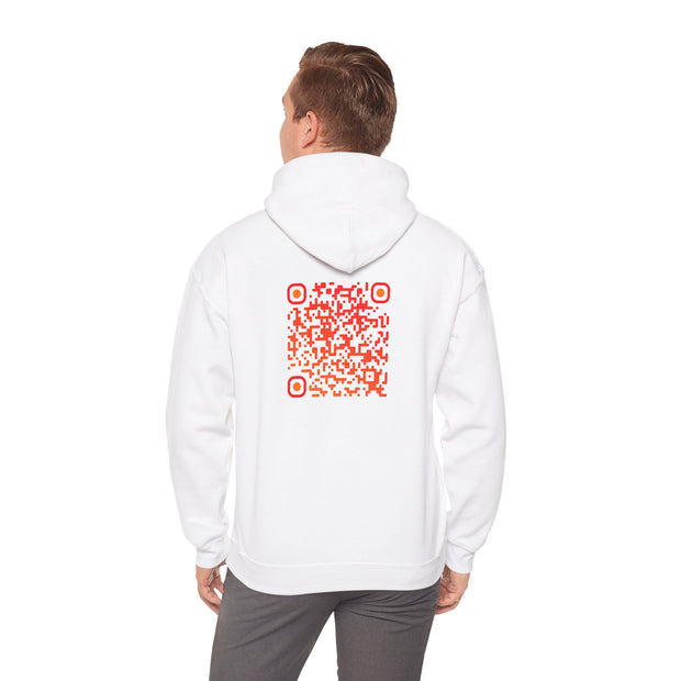 Sweatshirt unisexe Blanc | qr code Phoenix