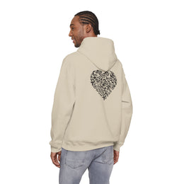 Sweatshirt unisexe Beige | qr code Coeur Signature