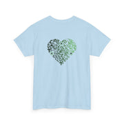 T-shirt Bleu Ciel - Qr code Coeur Matcha - unisexe