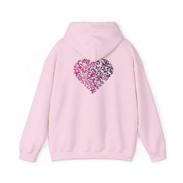 Sweatshirt unisexe Rose | qr code Coeur Prune