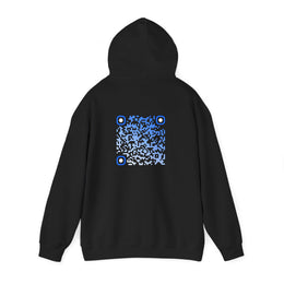 Sweatshirt unisexe Noir | qr code Cascade