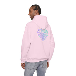Sweatshirt unisexe Rose | qr code Coeur Boréal