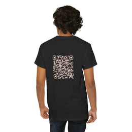 T-shirt Noir - Qr code Sable - unisexe