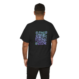 T-shirt Noir - Qr code Boréal - unisexe