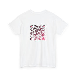 T-shirt Blanc - Qr code Tentation - unisexe
