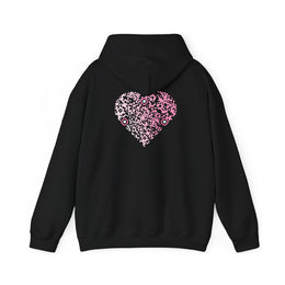 Sweatshirt unisexe Noir | qr code Coeur Sakura