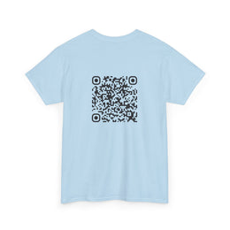 T-shirt Bleu Ciel - Qr code Signature - unisexe