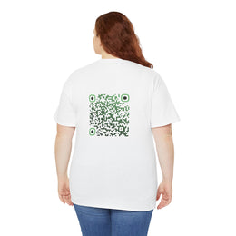 T-shirt Blanc - Qr code Matcha - unisexe