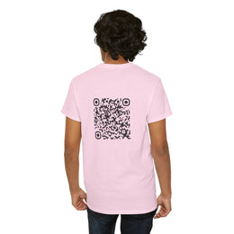 T-shirt Rose - Qr code Signature - unisexe