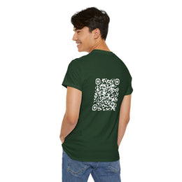 T-shirt Vert foncé - Qr code Neige - unisexe