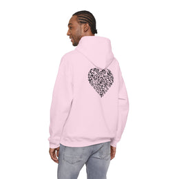 Sweatshirt unisexe Rose | qr code Coeur Signature