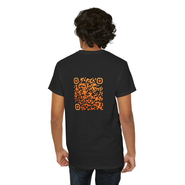 T-shirt Noir - Qr code Tigre - unisexe