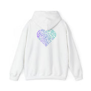 Sweatshirt unisexe Blanc | qr code Coeur Boréal