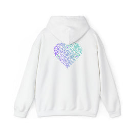 Sweatshirt unisexe Blanc | qr code Coeur Boréal