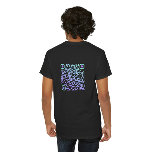 T-shirt Noir - Qr code Boréal - unisexe