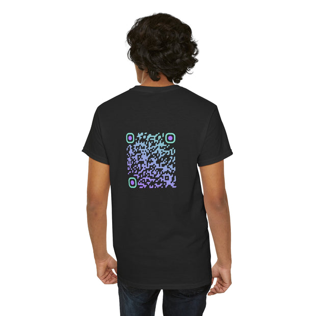 T-shirt Noir - Qr code Boréal - unisexe