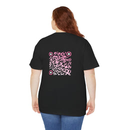 T-shirt Noir - Qr code Sakura - unisexe
