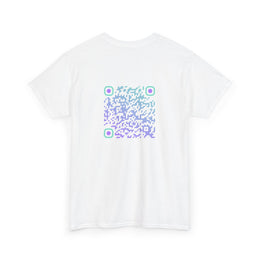 T-shirt Blanc - Qr code Boréal - unisexe