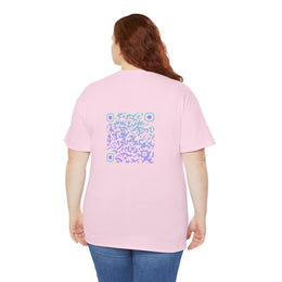 T-shirt Rose - Qr code Boréal - unisexe