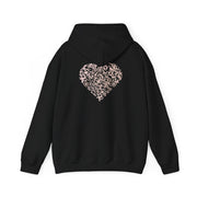 Sweatshirt unisexe Noir | qr code Coeur Sable