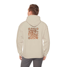 Sweatshirt unisexe Beige | qr code Crême brulée