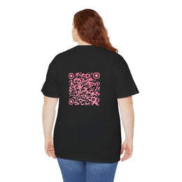 T-shirt Noir - Qr code Bonbon - unisexe