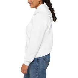 Sweatshirt unisexe Blanc | qr code Coeur Boréal