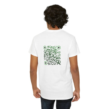 T-shirt Blanc - Qr code Matcha - unisexe