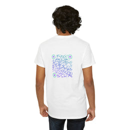T-shirt Blanc - Qr code Boréal - unisexe