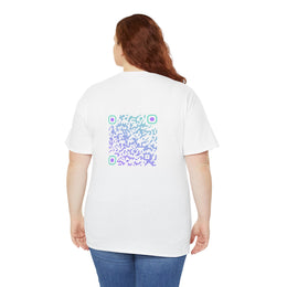 T-shirt Blanc - Qr code Boréal - unisexe