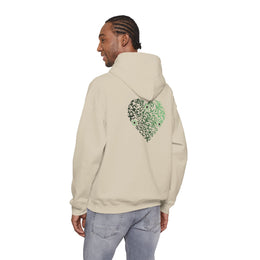 Sweatshirt unisexe Beige | qr code Coeur Matcha