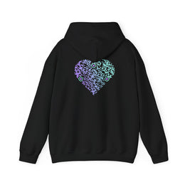 Sweatshirt unisexe Noir | qr code Coeur Boréal