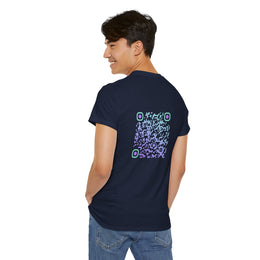T-shirt Bleu Marine - Qr code Boréal - unisexe