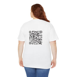 T-shirt Blanc - Qr code Signature - unisexe