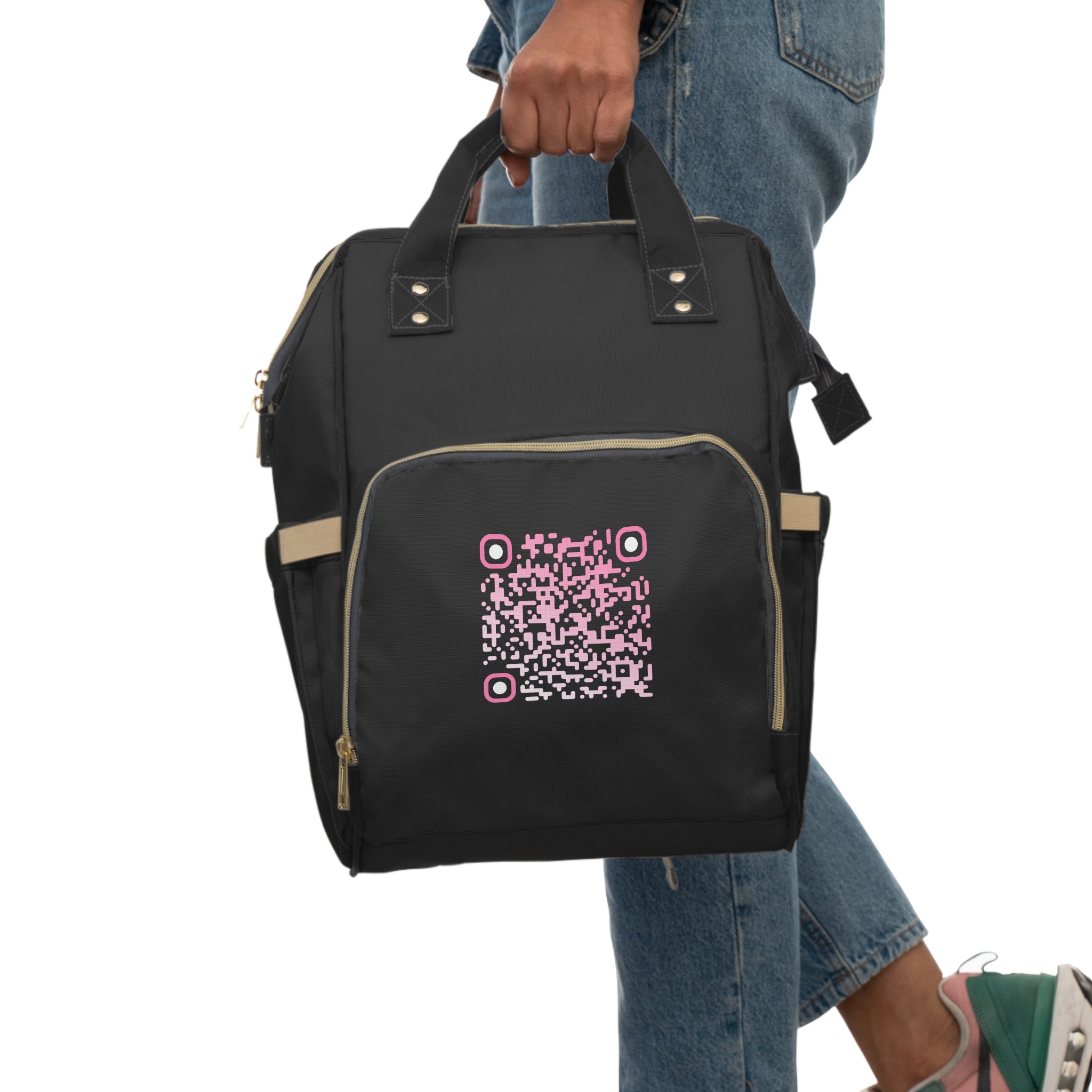 Sac à dos Urbain multi-fonction noir - Qr code Sakura