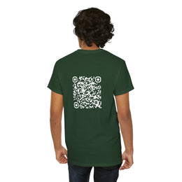 T-shirt Vert foncé - Qr code Neige - unisexe