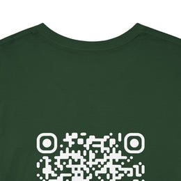 T-shirt Vert foncé - Qr code Neige - unisexe