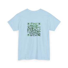 T-shirt Bleu Ciel - Qr code Matcha - unisexe