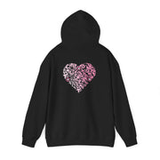 Sweatshirt unisexe Noir | qr code Coeur Sakura