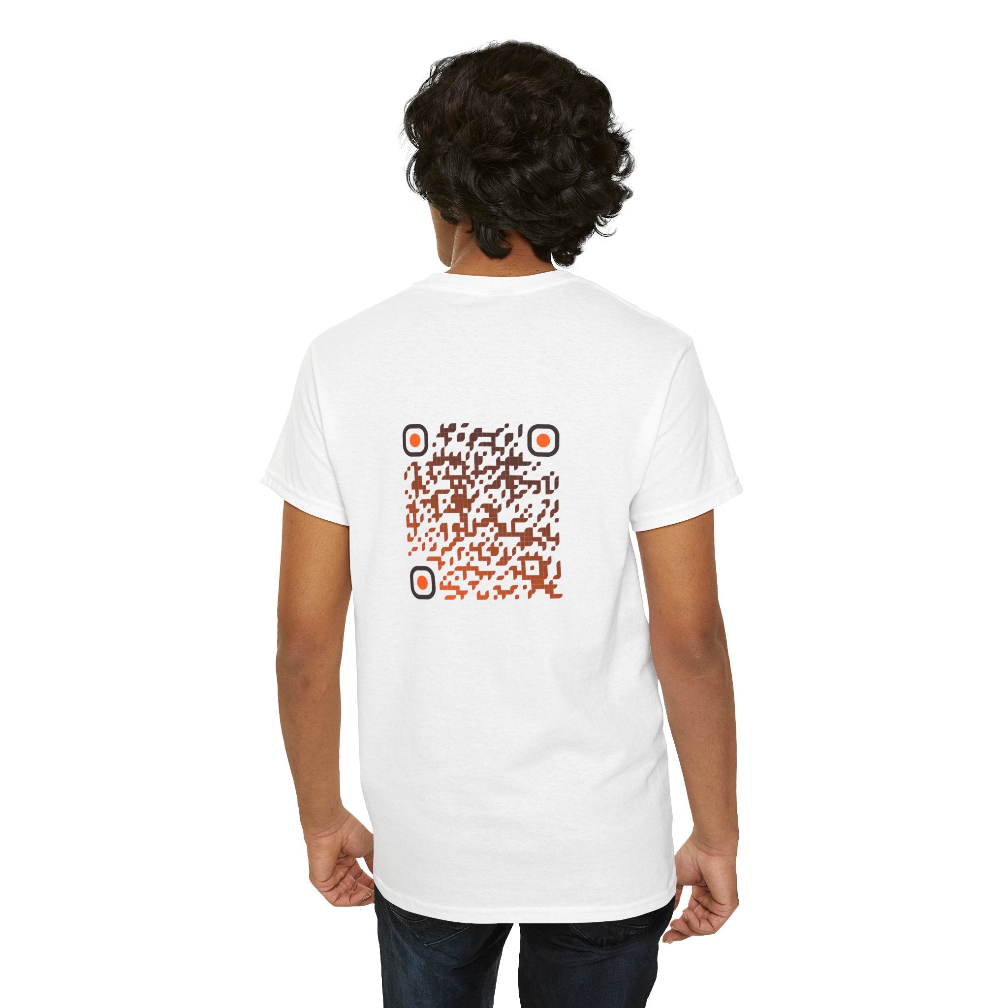 T-shirt Blanc - Qr code Braise - unisexe
