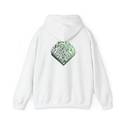 Sweatshirt unisexe Blanc | qr code Montagne & Forêt Matcha