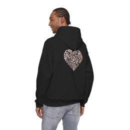 Sweatshirt unisexe Noir | qr code Coeur Sable